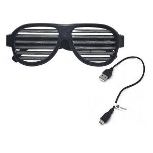 LED musical shades Sound & Music Active LED Party GLOW Glasses with USB Charger