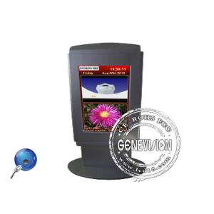 26" Floor Standing Digital Signage , 1500 / 1 Contrast Ratio 3G LCD Display