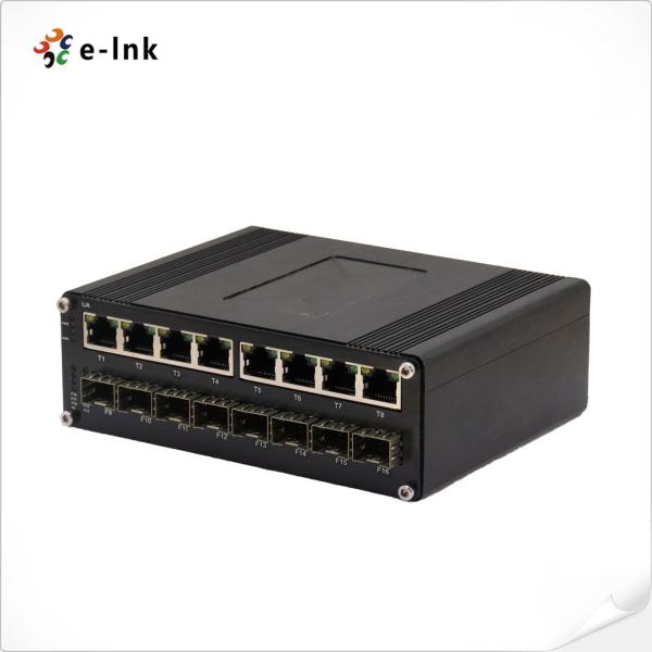 Quality Industrial L2+ 8-Port 10/100/1000T + 8-Port 1000X SFP Managed Ethernet Switch wholesale
