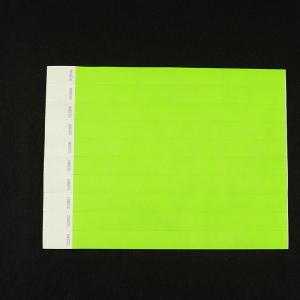 Cheap Bright Color Digital Print Tyvek Paper Wristband with Full Color Printing and Sequential Numbering Barcoding for sale