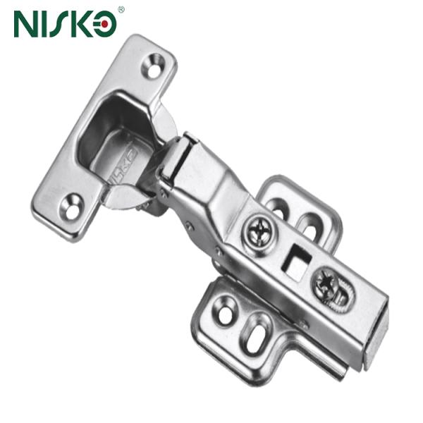 Clip-On Soft Close Hinge Two-Way Adjustable Cabinet Hinge For Bedroom Closet