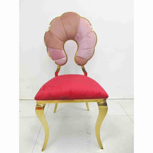 Quality Hot-Sale New Fashion Colorful Chair with Could back design Stackable For Banquet wholesale