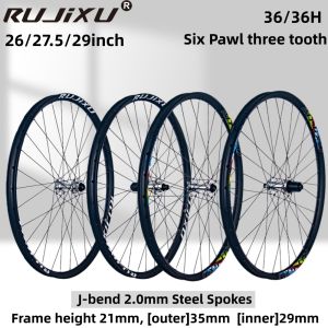 Double-layer Aluminum Alloy MTB Wheelset with Six-claw 120 Sound Hub and 30mm Rim for High Strength Performance