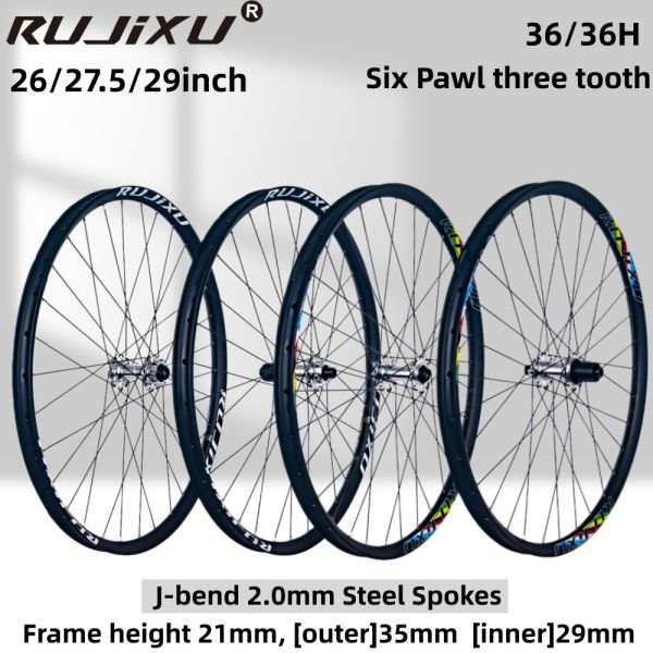 Quality Double-layer Aluminum Alloy MTB Wheelset with Six-claw 120 Sound Hub and 30mm Rim for High Strength Performance wholesale