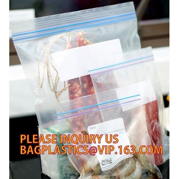 Quality waterproof various color ldpe custom plastic Zip lockkk bag, LDPE zipper freezer bags with box, waterproof Slider zipper ba wholesale