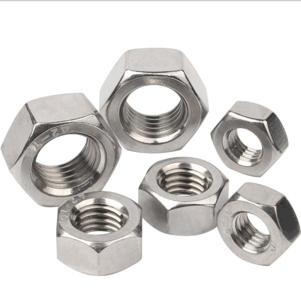 Quality Automotive Industry Galvanized White Blue Zinc Plated Hex Nut DIN934 Bolts and Nuts wholesale