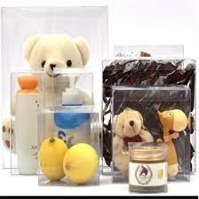 Cheap Biodegradable Plastic Sheet Cake Gift Folding PET Plastic Packaging Box for sale