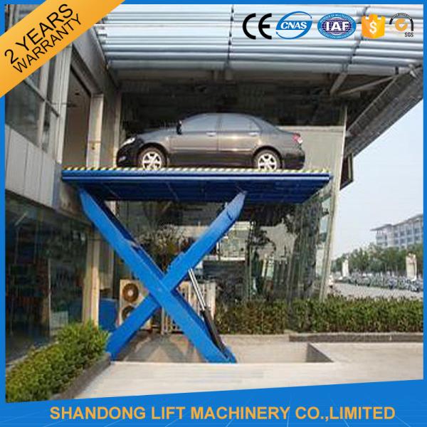 Portable Scissor Car Lift Hydraulic Scissor Car Platform Lift Stationary Scissor Elevator