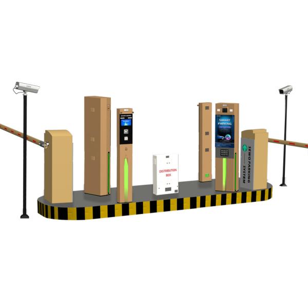 License Plate Recognition Camera System For Automated Parking Management In