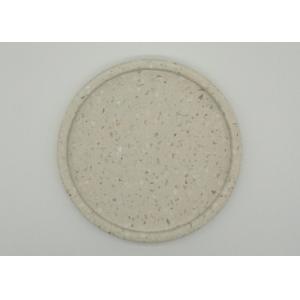 Terrazzo Stone Serving Tray , Kitchen Serving Trays Beige Smooth Surface