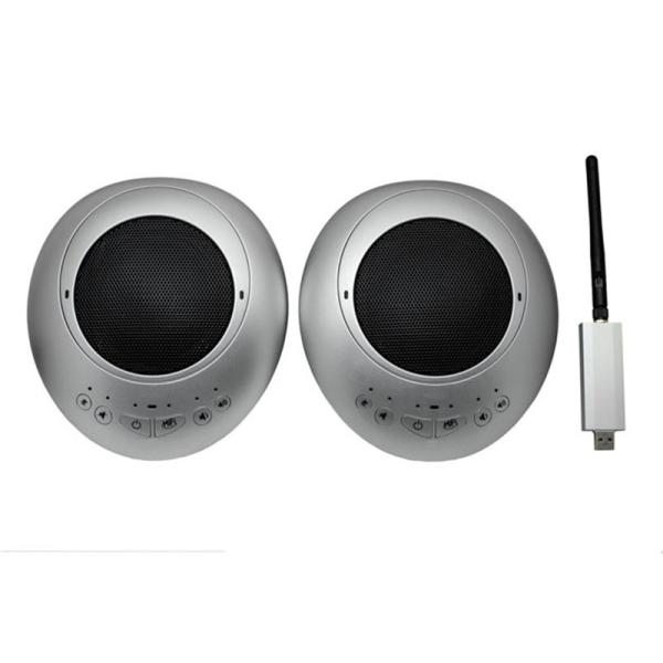 wireless batery daisy chain 2x microphone USB Omni-directional Conference
