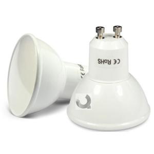 white paint aluminum with PC cover GU10 led spot light AC220V dimmable 4W 40pcs