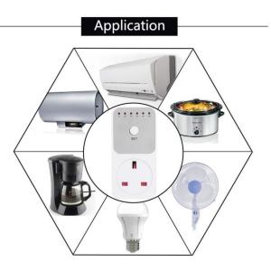 US/UK/EU Plug Energy Efficiency Timer Socket 1-10 Hour Countdown Timing