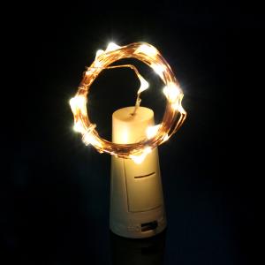 2m 20 LED LED Bottle Cork Colorful Micro LED Copper Wire String Lights For