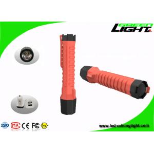 Flame Proof Rechargeable Led Torch High Power 10W PC Body 25000lux Brightness