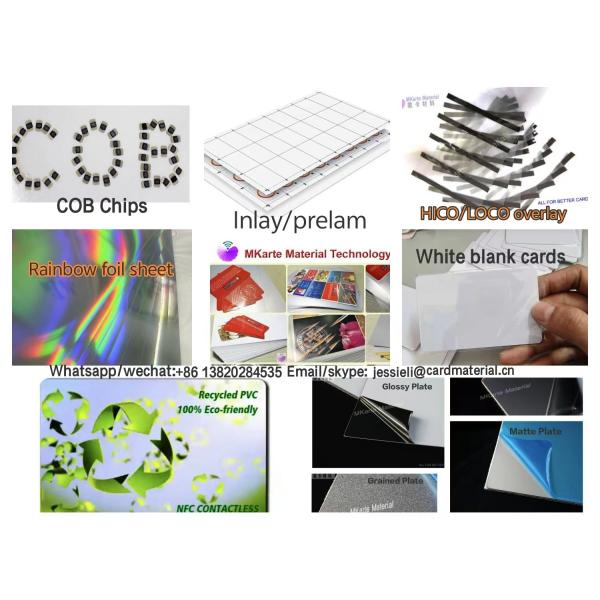 Versatile Customizable Recycle Digital Printing PVC Sheet Plastic Card Printing Materials