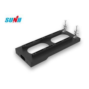 Black Custom Cnc Aluminum Parts , Polished Gold Plated Cnc Metal Parts