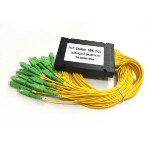 ABS Box Type 1x32 PLC Fiber Optic Splitter with SC/APC Connector for Low Insertion Loss and High Reliability in Small Form Factor