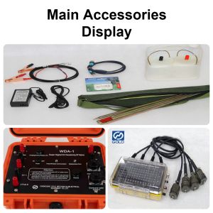 Wireless Remote Control Resistivity Meter with 7200W Maximum Power and 24-bit A