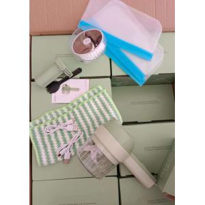 Handheld electric vegetable cutter with 3pcs PEVA freezer bag and 1pc cleaning