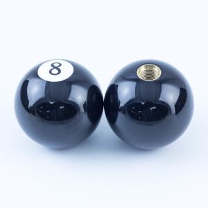 China Acrylic Resin Shift Knob Black 8 Ball Gear Stick Knob Size Customized on sale