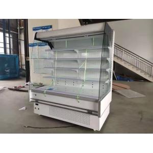 220V Air Curtain Cabinet 2 To 8 Degree Vegetable Display Freezer