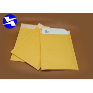 Lightweight Kraft Paper Bubble Mailers Self Adhesive Tape High Frequency Heat