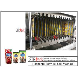 PLC Control Stand Up Pouch Filling And Sealing Machine For ketchup / Sauce