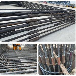 Mechanical 40mm Cold Extrusion Rebar Coupler No Thread Splicing Standard