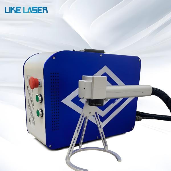 Bylaser Jptipg/Raycus 50W Fiber Handheld Laser Engraver for Metal Desktop