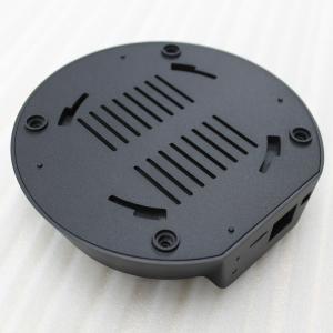 Cheap CNC Machining ABS Rapid Prototyping Parts With Black Painted LOGO Silk Screened for sale