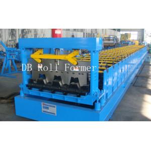 Galvanized Steel Sheet Floor Deck Roll Forming Machine 10-12m/Min