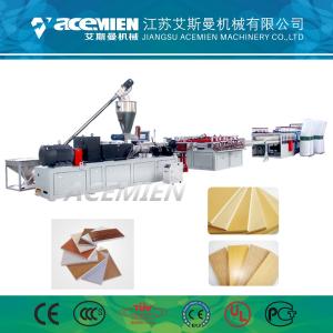 Durable Foam Plate Making Machine Kitchen Cabinets Furniture PVC WPC Crust