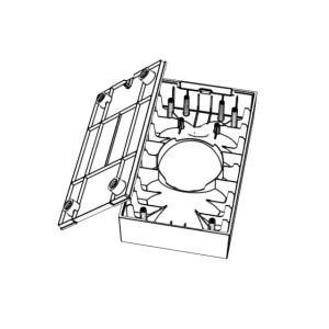 OEM /ODM ：Consumer Electronics Molds / Transparent Beauty Instrument Base (1*8)