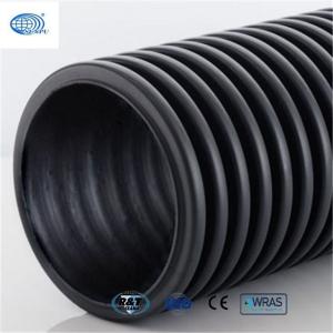 High Density HDPE Twin Wall Drainage Pipe DN200 To 1800mm