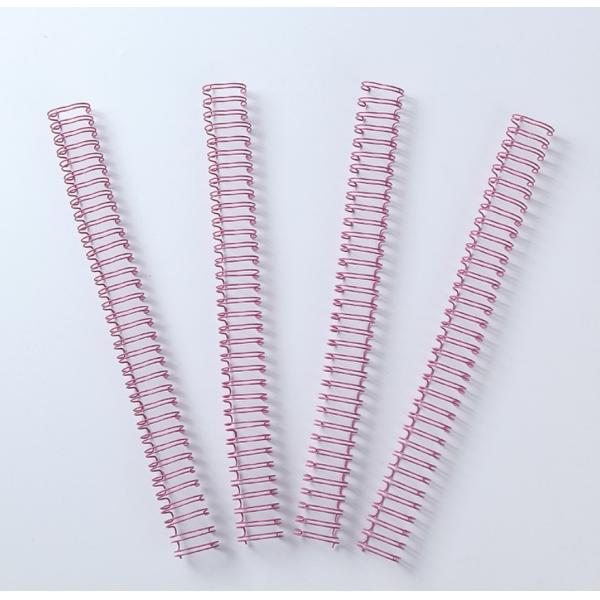 Quality Office Electroplated Spiral Wire For Book Binding , 1/2 Inch Book Wire Binding wholesale