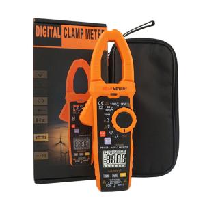 Auto Manual Range AC DC TRMS Digital Clamp Meter Multimeter Analogue Bar Graph