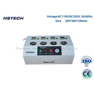 Automated 4 Tank Solder Paste Machine PLC Control Warm Up Time Checking Auto