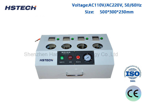 Automated 4 Tank Solder Paste Machine PLC Control Warm Up Time Checking Auto