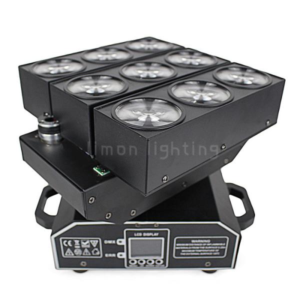 Quality Individual Control 9x10W RGBW 4in1 Cree LED Moving Head Deformation Matrix Beam Light wholesale