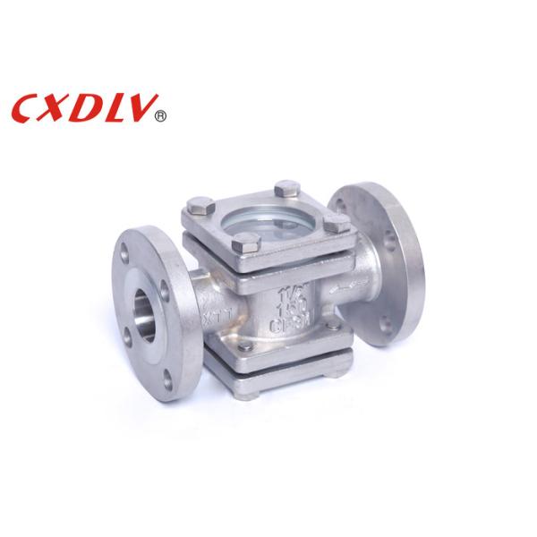 Quality JIS 10K 2 " SS Flap Flanged Sight Glass Inside Plate Impeller Spinner Tube Fitting wholesale