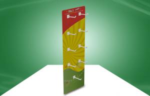 China Customize Recyclable Cardboard Sidekick Display Wall Hanger With Hooks For Gifs on sale