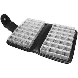 Large Pill Dispenser Organizer With Alarm And Lock Reminder 7 Day Weekly