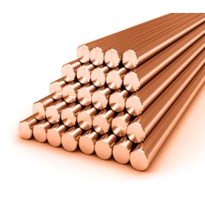 China GB ISO ASTM JIS Copper Round Bar Excellent Mechanical Characteristics on sale