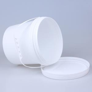 100% Material Black Empty 5L Plastic Bucket With Tamper Evident Lid Handle For