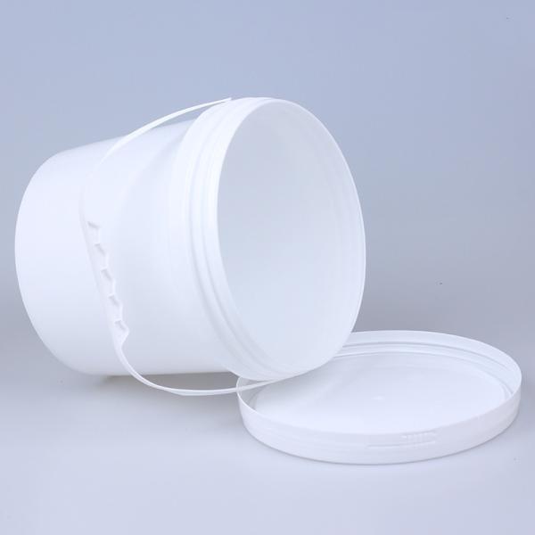 100% Material Black Empty 5L Plastic Bucket With Tamper Evident Lid Handle For