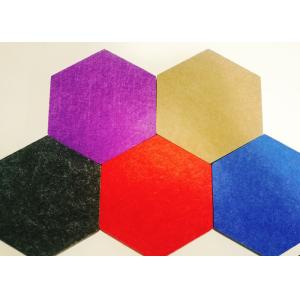 4x8 Sustainable 3d Felt Acoustic Wall Panels Hexagon shaped