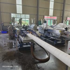 High Speed Plastic Pipe Extrusion Production Line for HDPE PE PP PVC Plastic