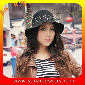 6090433 Sun Accessory customized winner fashion wool felt clothe hats, women