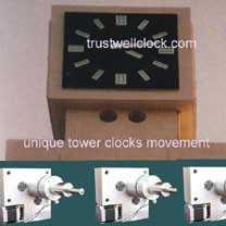 tower clocks 1-4 sides for school college university building with steel panel